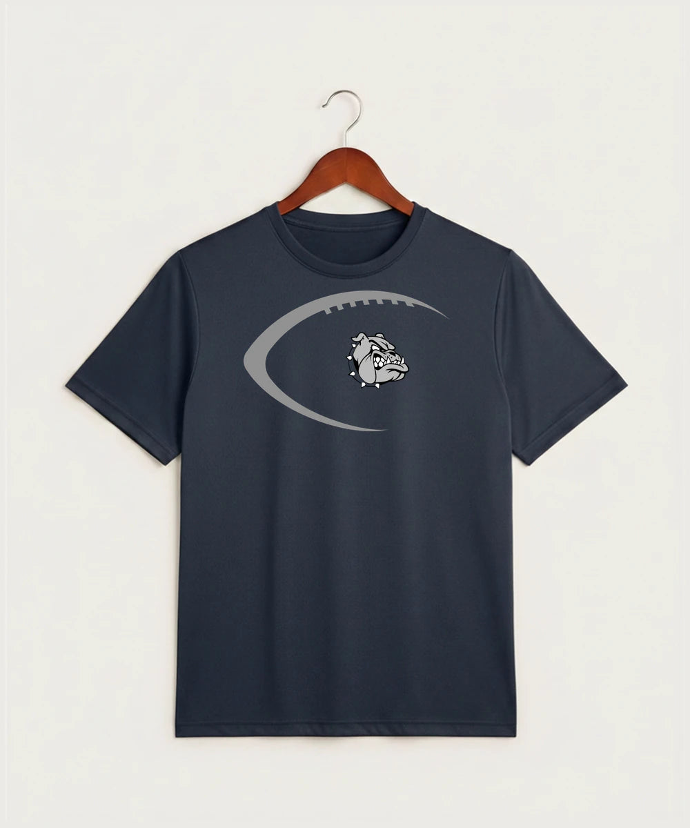 Sargent County High School Football (Boys) - True Navy Heather Sport-Tek PosiCharge Competitor Tee. ST350