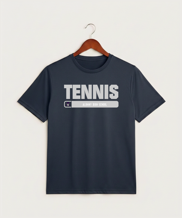 Albany High School Tennis (Boys) - True Navy Heather Sport-Tek PosiCharge Competitor Tee. ST350