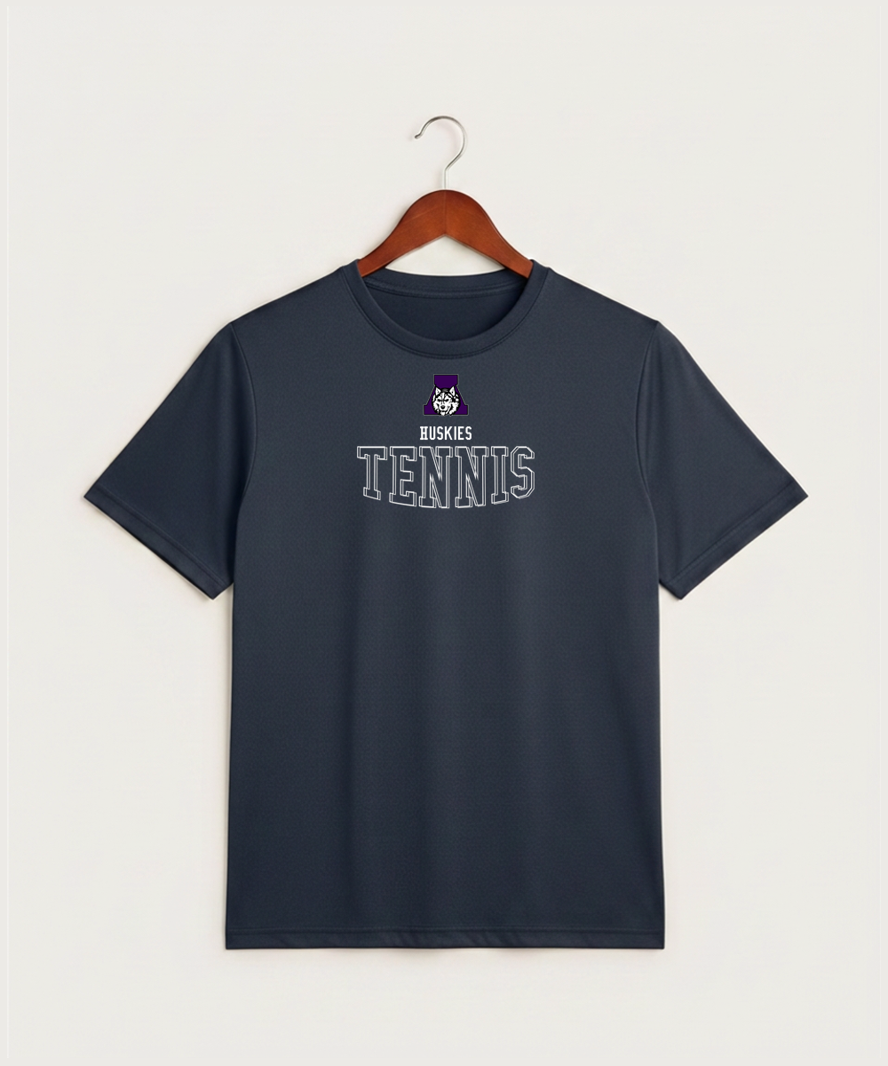 Albany High School Tennis (Boys) - True Navy Heather Sport-Tek PosiCharge Competitor Tee. ST350