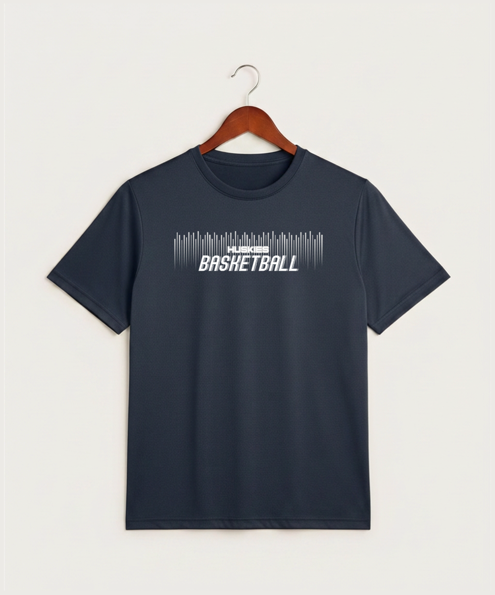 Albany High School Basketball (Boys) - True Navy Heather Sport-Tek PosiCharge Competitor Tee. ST350