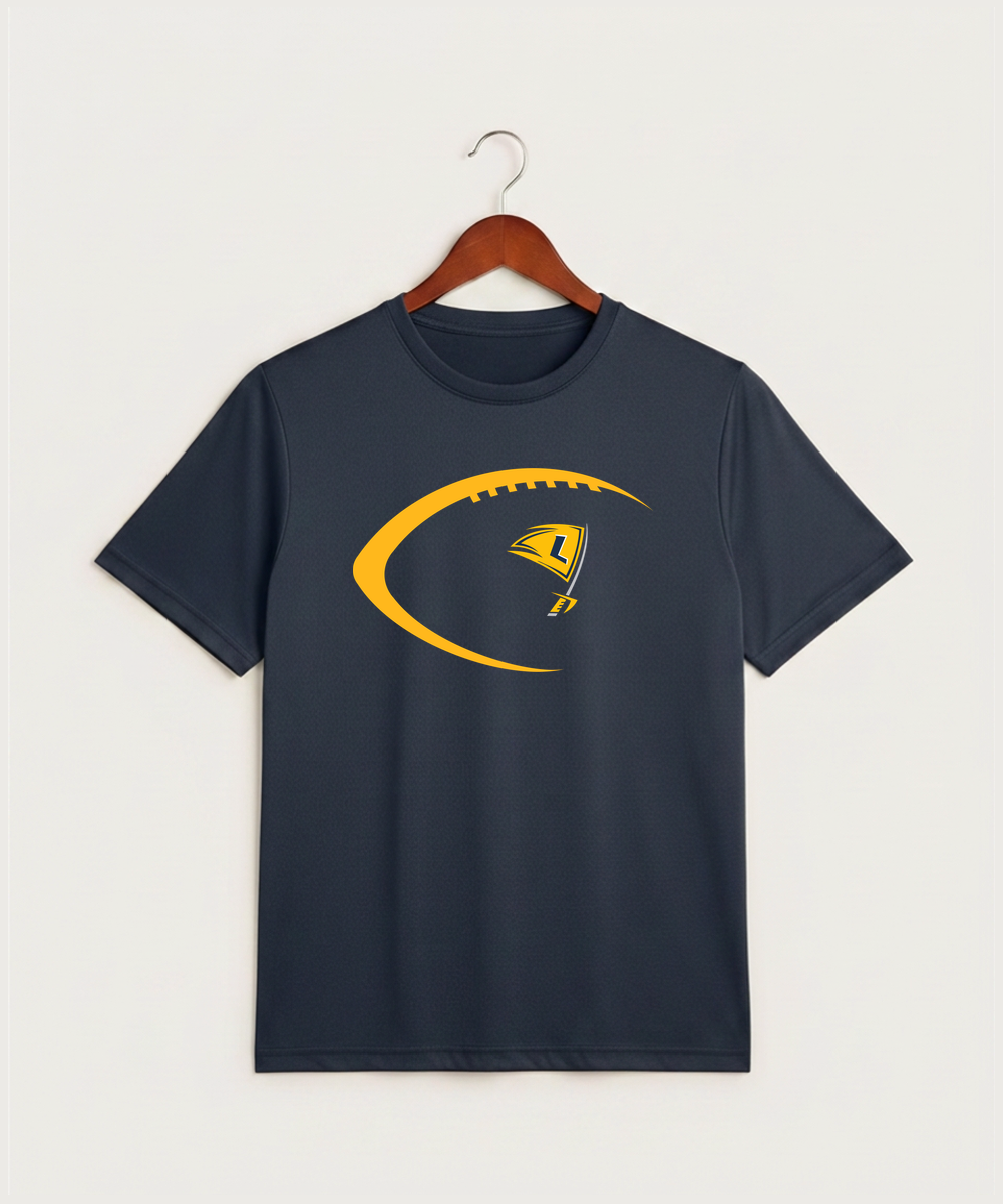 Howard Lake Waverly Winsted High School Football (Boys) - True Navy Heather Sport-Tek PosiCharge Competitor Tee. ST350