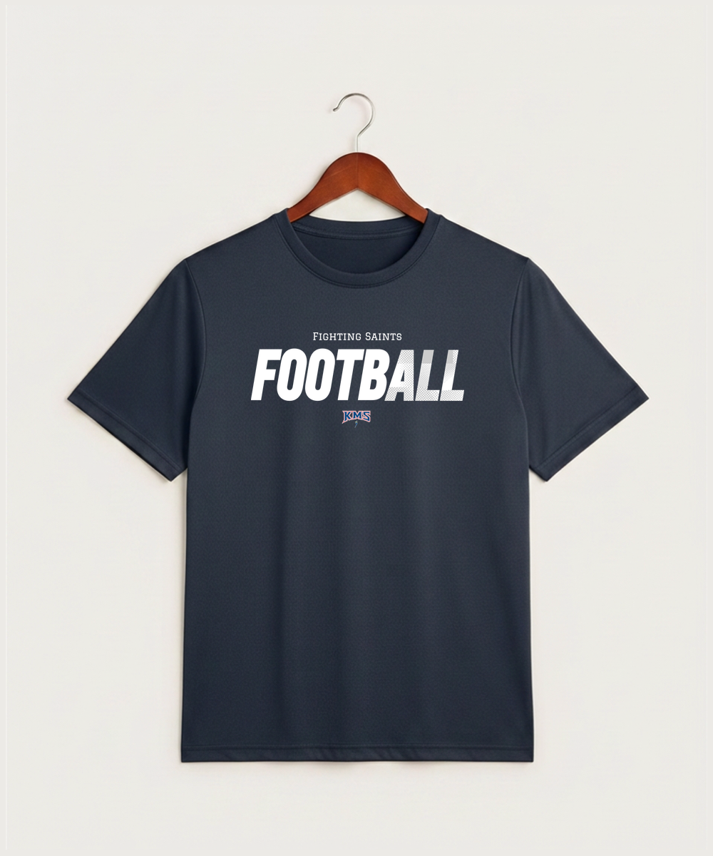 Kerkhoven-Murdock-Sunburg High School Football (Boys) - True Navy Heather Sport-Tek PosiCharge Competitor Tee. ST350