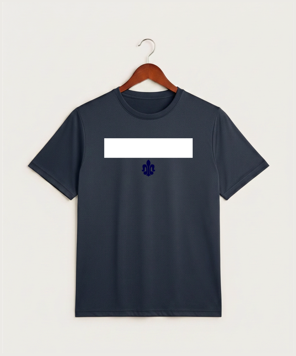Saint Peter High School Athletics - True Navy Heather Sport-Tek PosiCharge Competitor Tee. ST350