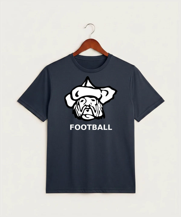 Polo HS Football general - True Navy Heather Sport-Tek PosiCharge Competitor Tee. ST350