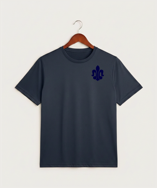 Saint Peter High School Athletics - True Navy Heather Sport-Tek PosiCharge Competitor Tee. ST350