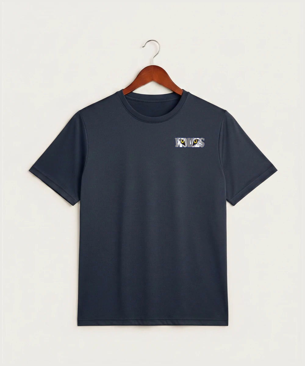 Walker Hackensack Akeley Volleyball (Girls) - True Navy Heather Sport-Tek PosiCharge Competitor Tee. ST350