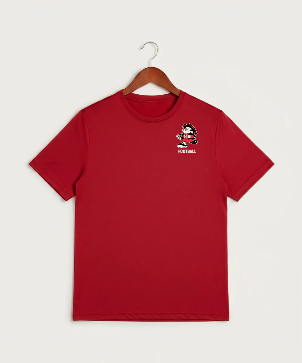 John Marshall High School Basketball (Boys) - True Red Sport-Tek PosiCharge Competitor Tee. ST350