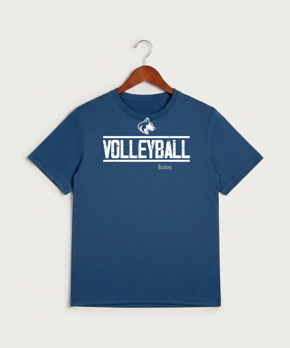 Owatonna High School Volleyball (Girls) - True Royal Heather Sport-Tek PosiCharge Competitor Tee. ST350