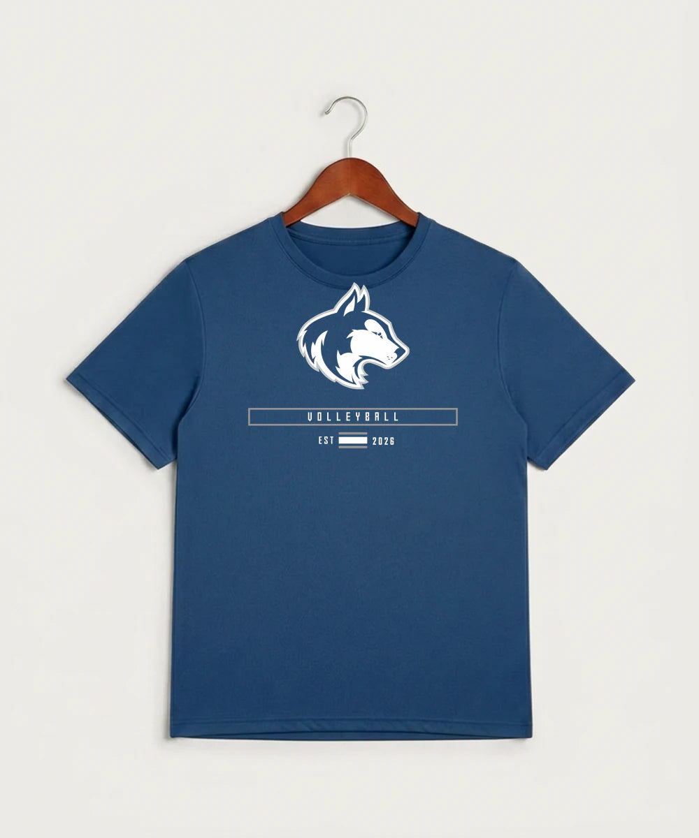 Owatonna High School Volleyball (Girls) - True Royal Heather Sport-Tek PosiCharge Competitor Tee. ST350