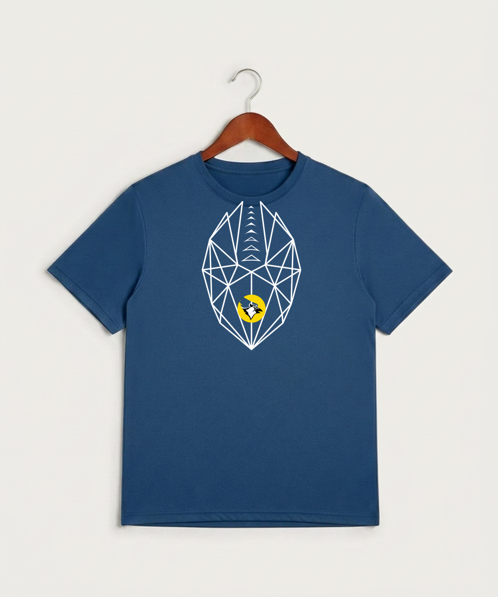 Waseca High School Football (Boys) - True Royal Heather Sport-Tek PosiCharge Competitor Tee. ST350