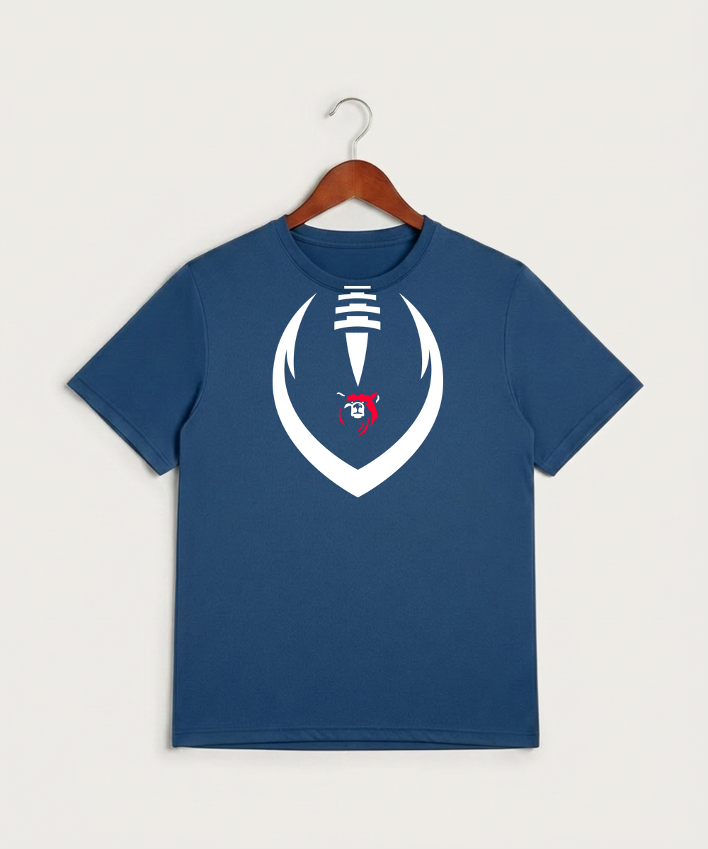 Bertha Hewitt High School Football (Boys) - True Royal Heather Sport-Tek PosiCharge Competitor Tee. ST350