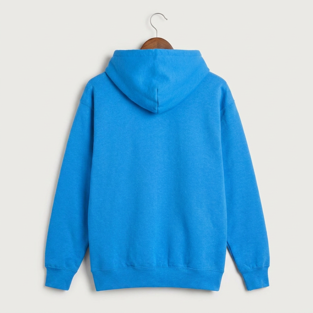 Waseca High School Football (Boys) - True Royal Hoodie Value - Left Chest (back)