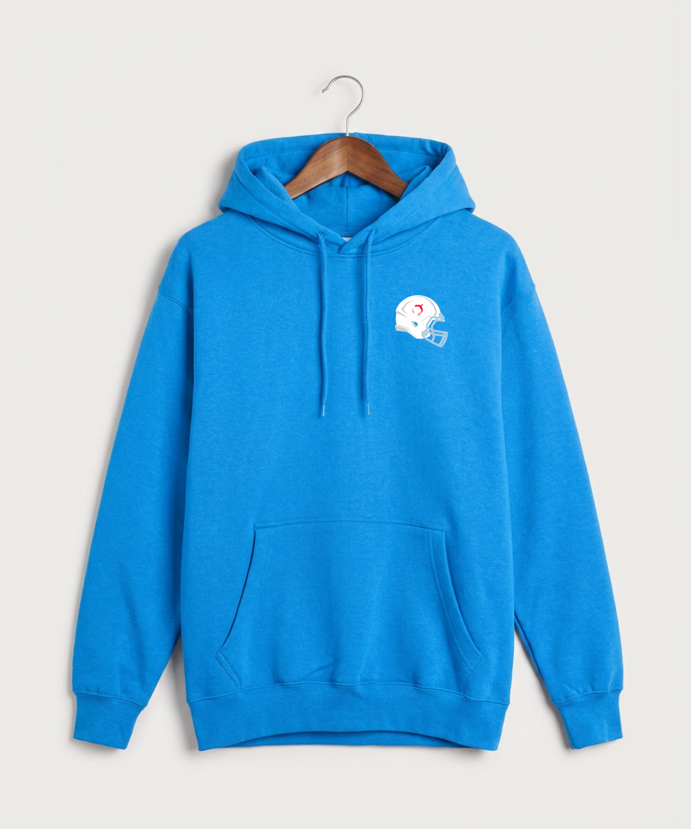 Bertha Hewitt High School Football (Boys) - True Royal Hoodie Value - Left Chest