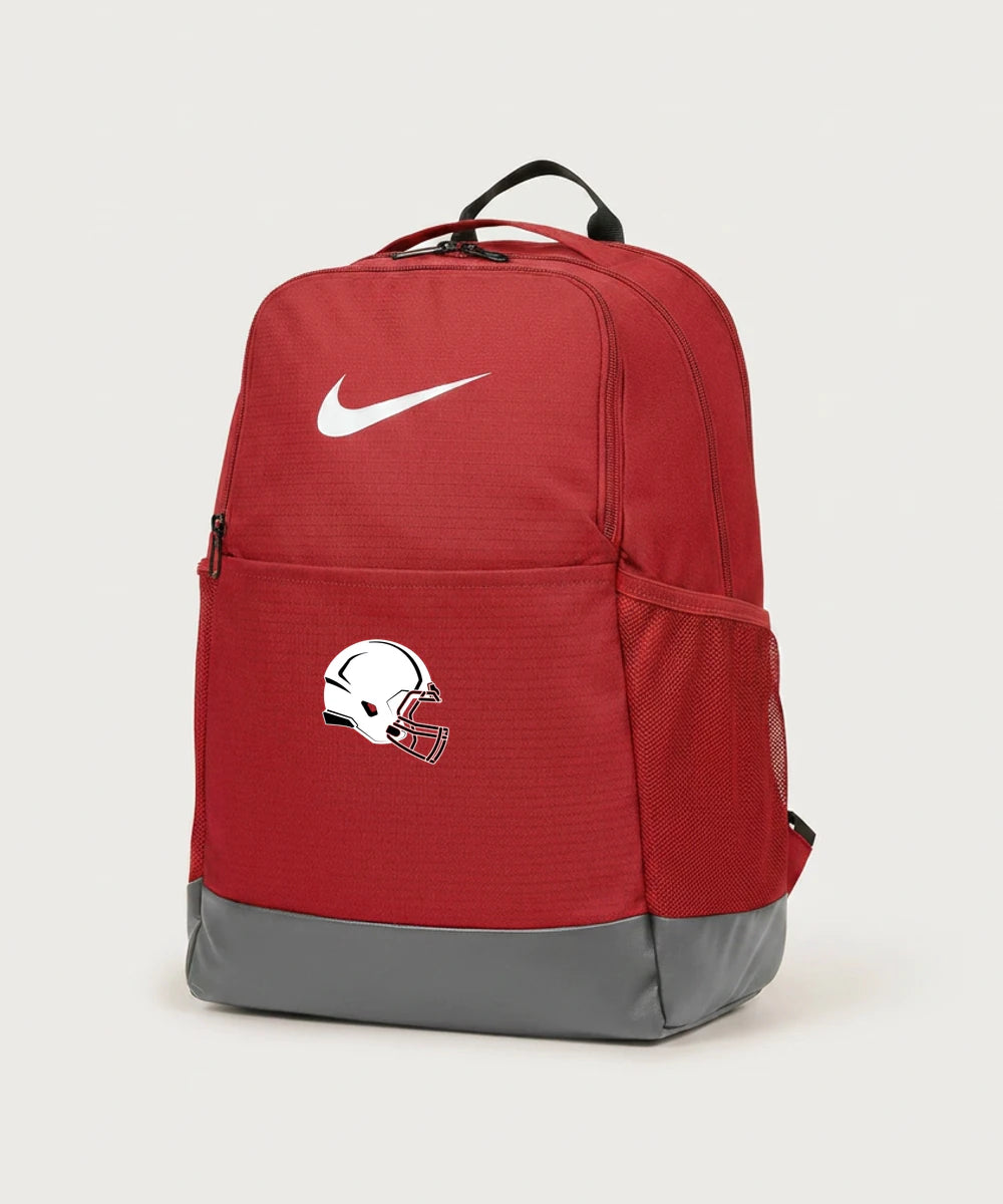 Crosby Ironton High School Football (Boys) - University Red Nike Brasilia Medium Backpack NKDH7709