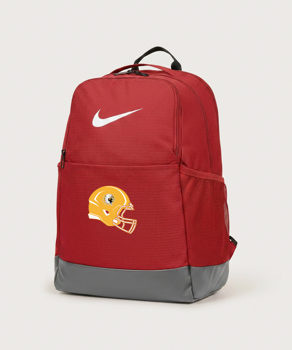 Stockton High School Football - University Red Nike Brasilia Medium Backpack NKDH7709