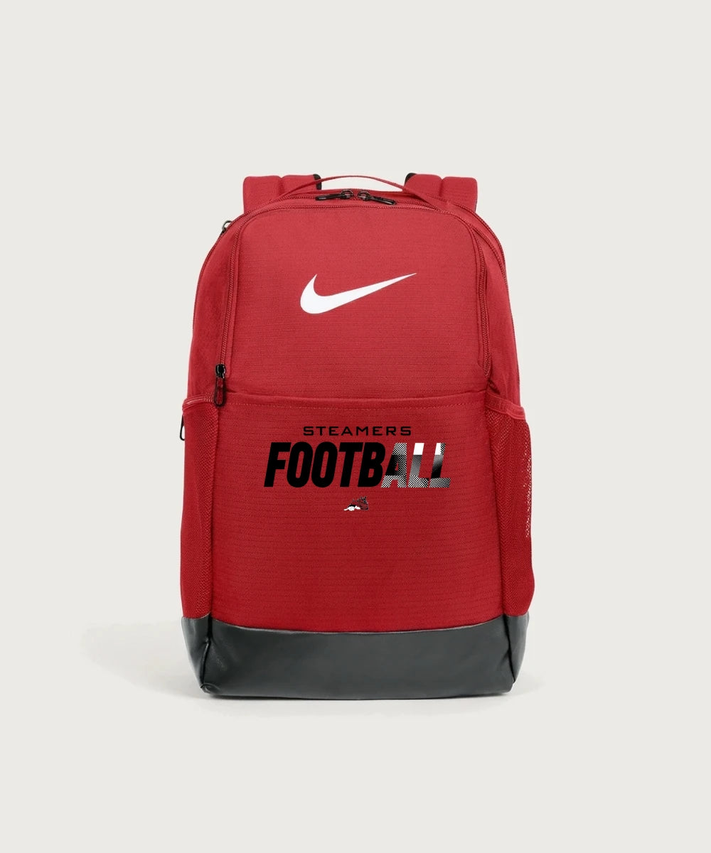 Fulton High School Football (Boys) - University Red Nike Brasilia Medium Backpack NKDH7709