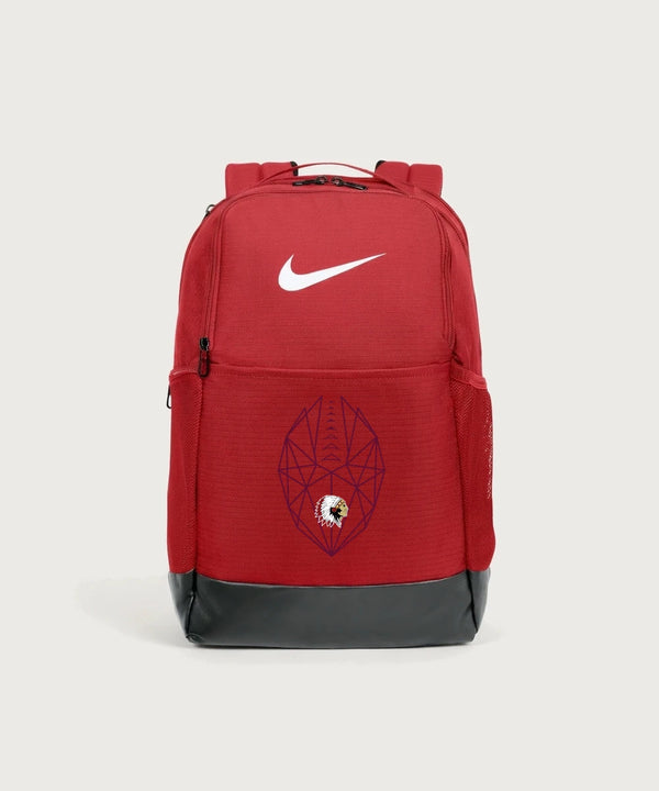 Stockton High School Football - University Red Nike Brasilia Medium Backpack NKDH7709