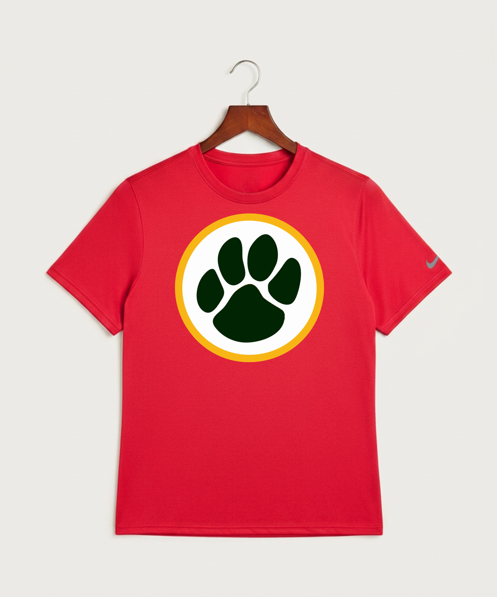 Ashwaubenon High School Football (Boys) - University Red Nike Swoosh Sleeve rLegend Tee NKDX8730