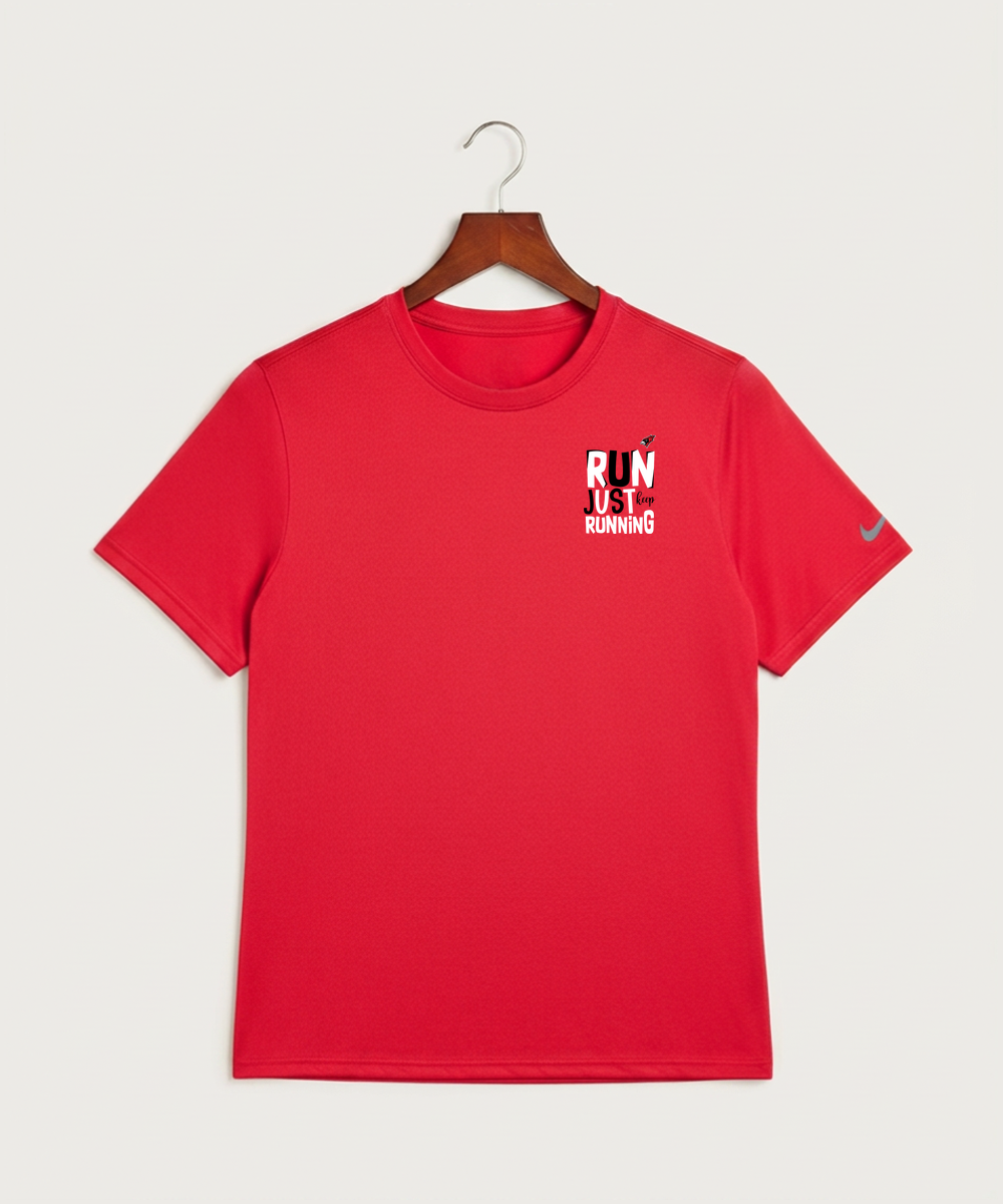 Willmar High School Athletics - University Red Nike Swoosh Sleeve rLegend Tee NKDX8730