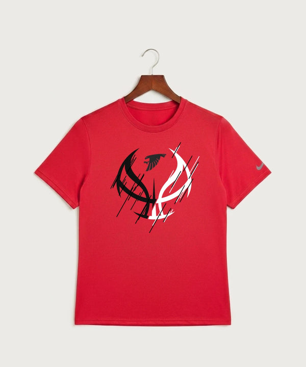 Sauk Valley Community College Basketball Team Store - University Red Nike Swoosh Sleeve rLegend Tee NKDX8730