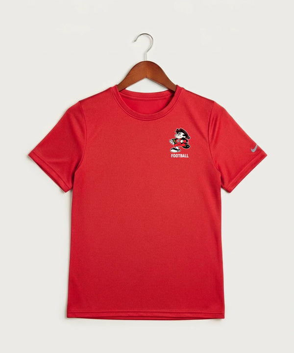 John Marshall High School Basketball (Boys) - University Red Nike Youth Swoosh Sleeve rLegend Tee NKDX8787