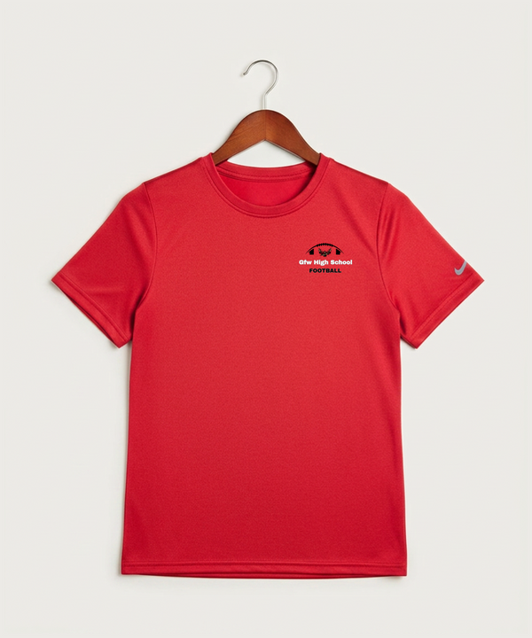 Gfw High School Football (Boys) - University Red Nike Youth Swoosh Sleeve rLegend Tee NKDX8787