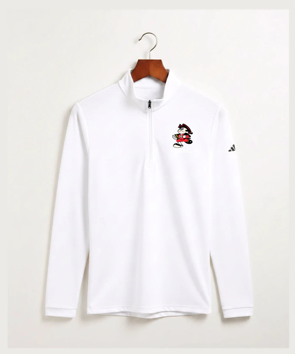John Marshall High School Basketball (Boys) - White Men's Ultimate365 Lightweight Quarter-Zip Pullover
