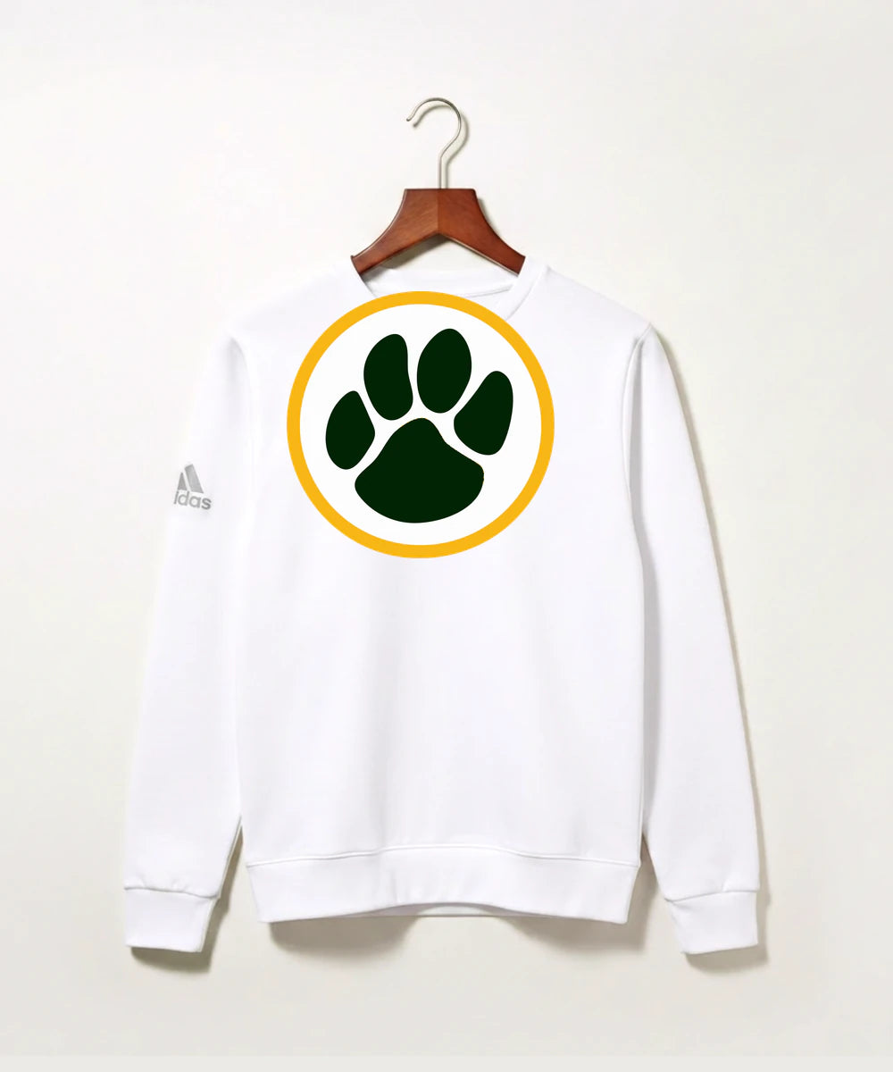 Ashwaubenon High School Football (Boys) - White Unisex Fleece Crewneck Sweatshirt