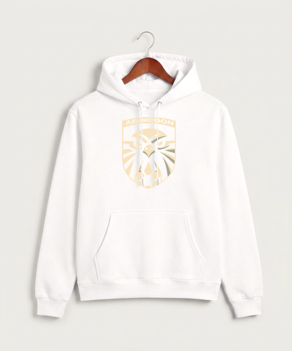 Abingdon High School Football (Boys) - White Hoodie Value - Full Front