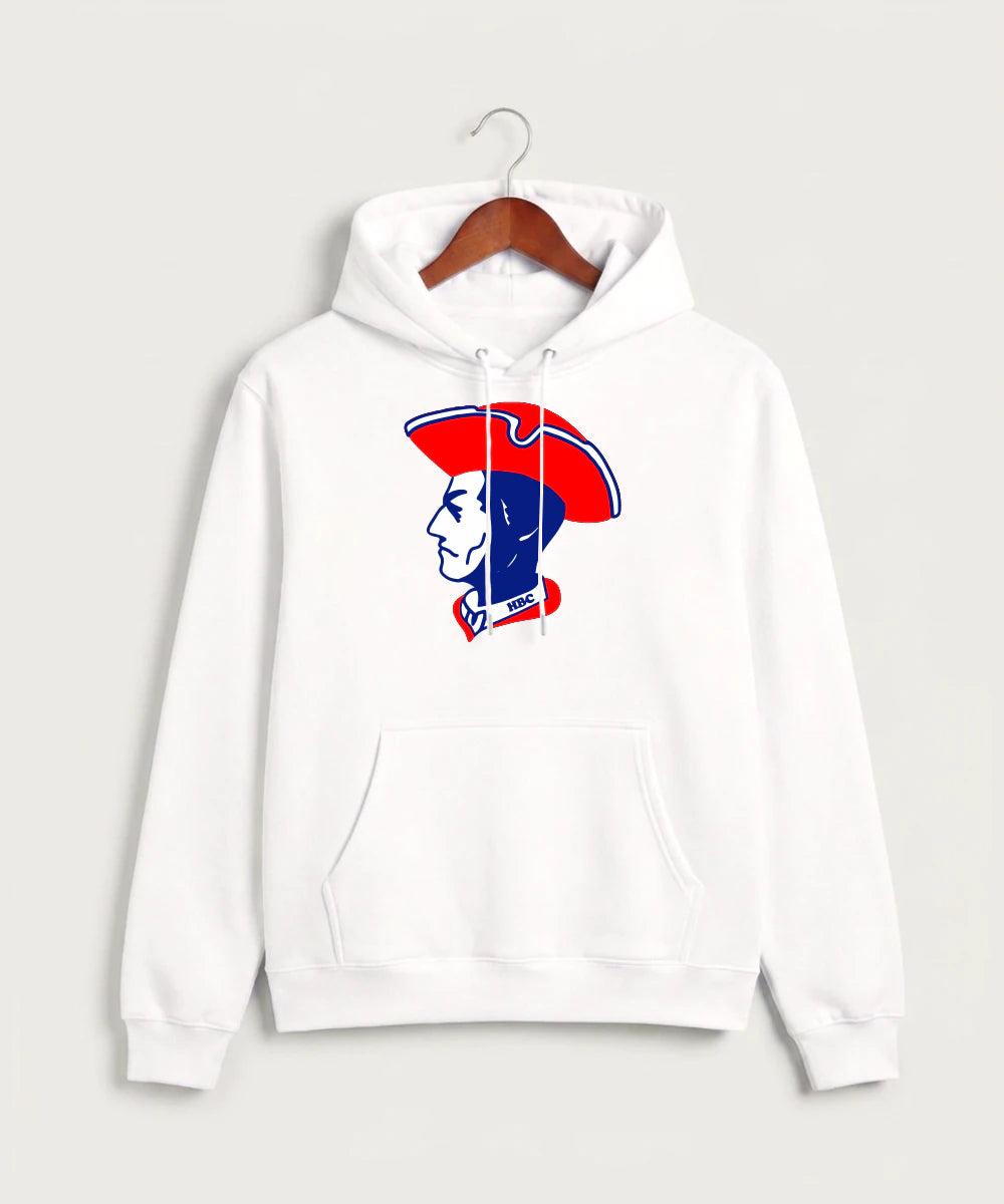 Hills-Beaver Creek High School Volleyball (Girls) - White Hoodie Value - Full Front