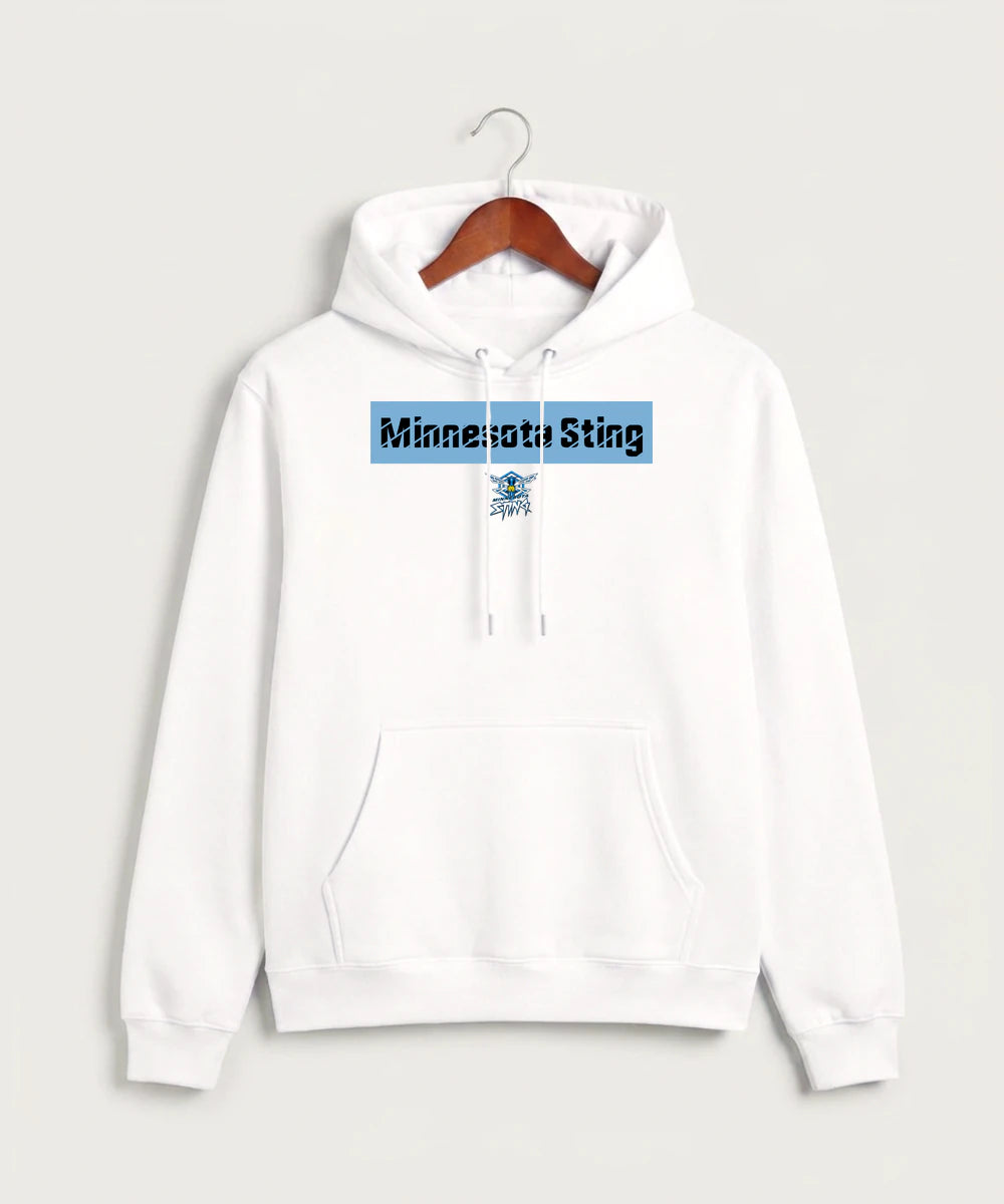 Minnesota Sting Athletics - White Hoodie Value - Full Front