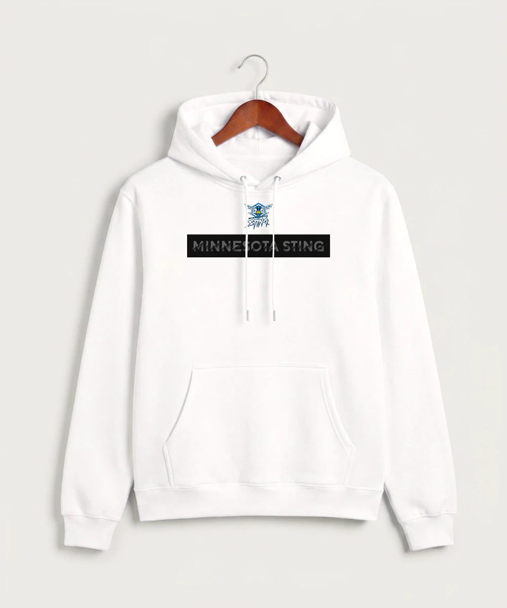 Minnesota Sting Athletics - White Hoodie Value - Full Front