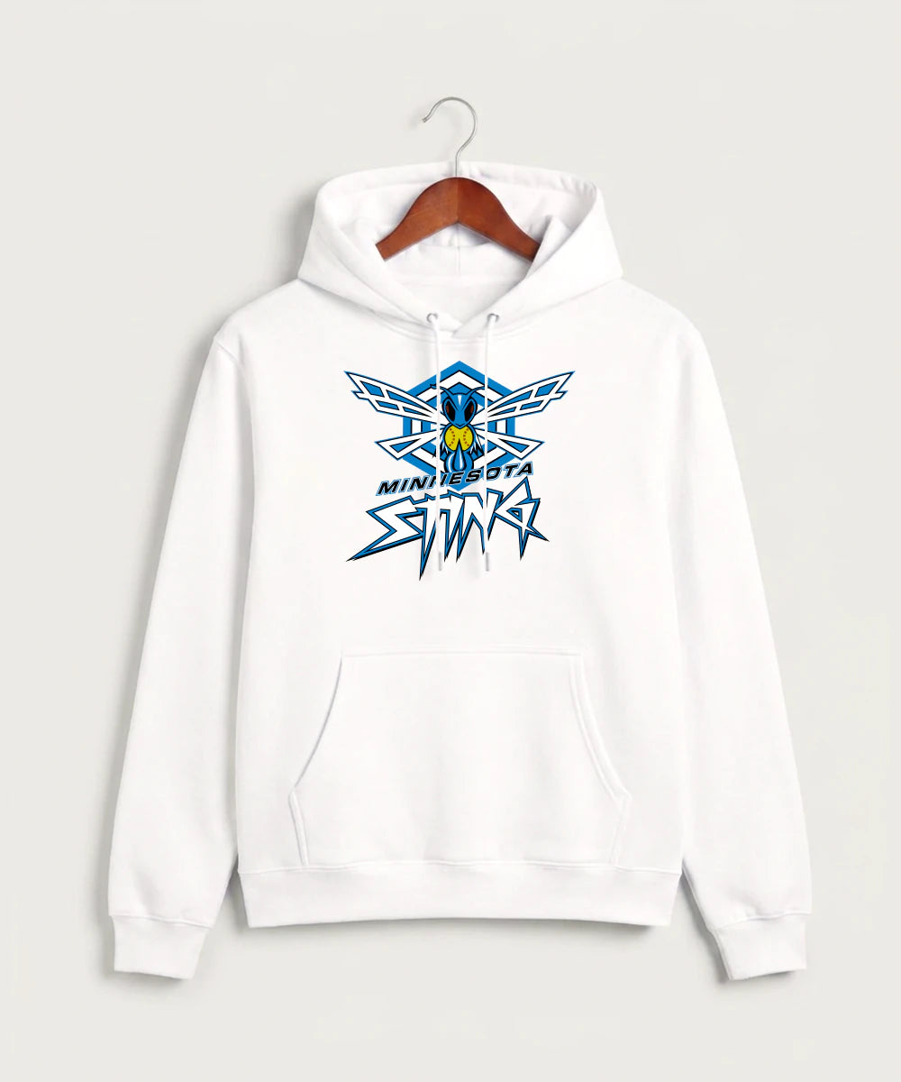 Minnesota Sting Athletics - White Hoodie Value - Full Front