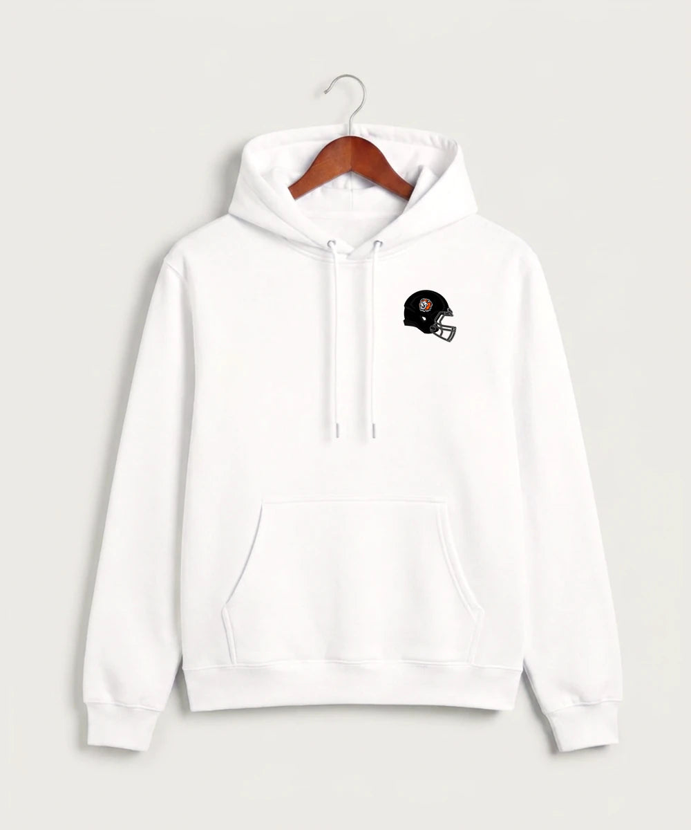 Ogilvie High School Football (Boys) - White Hoodie Value - Left Chest