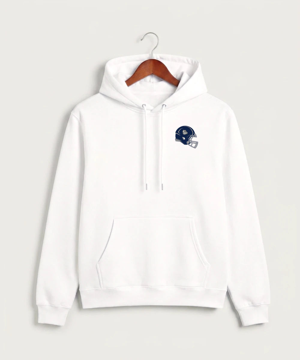 Sargent County High School Football (Boys) - White Hoodie Value - Left Chest