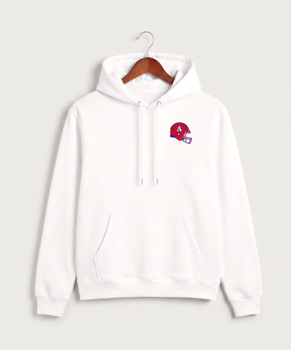 Apollo High School Football (Boys) - White Hoodie Value - Left Chest