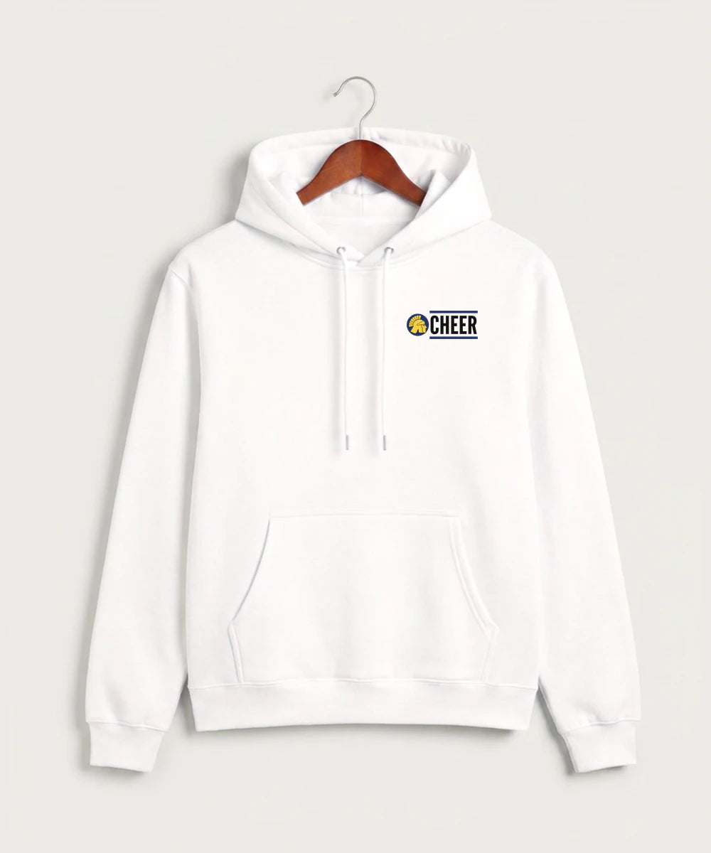 Wausau West High School Cheer - White Hoodie Value - Left Chest