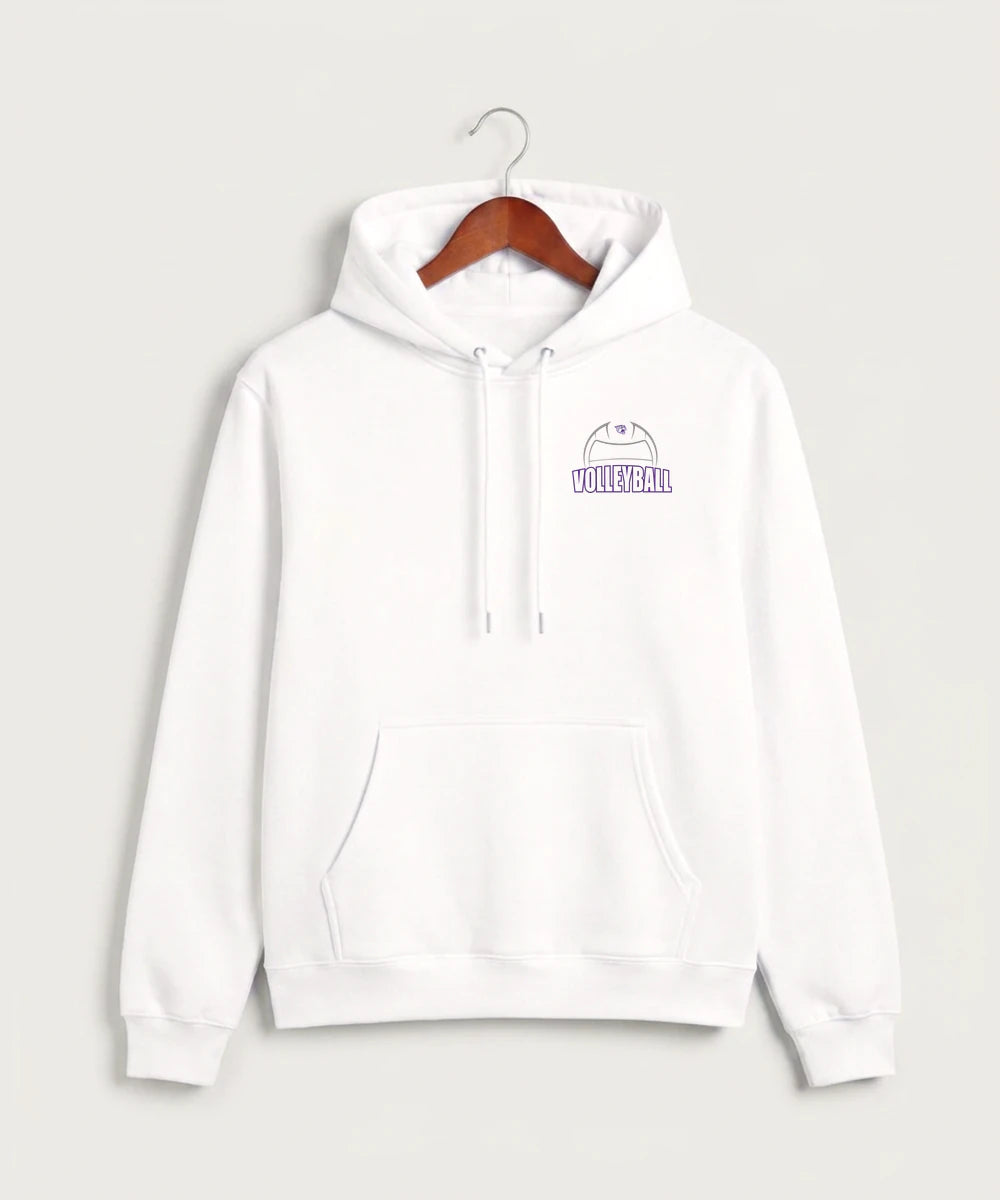 Goodhue High School Volleyball (Girls) - White Hoodie Value - Left Chest