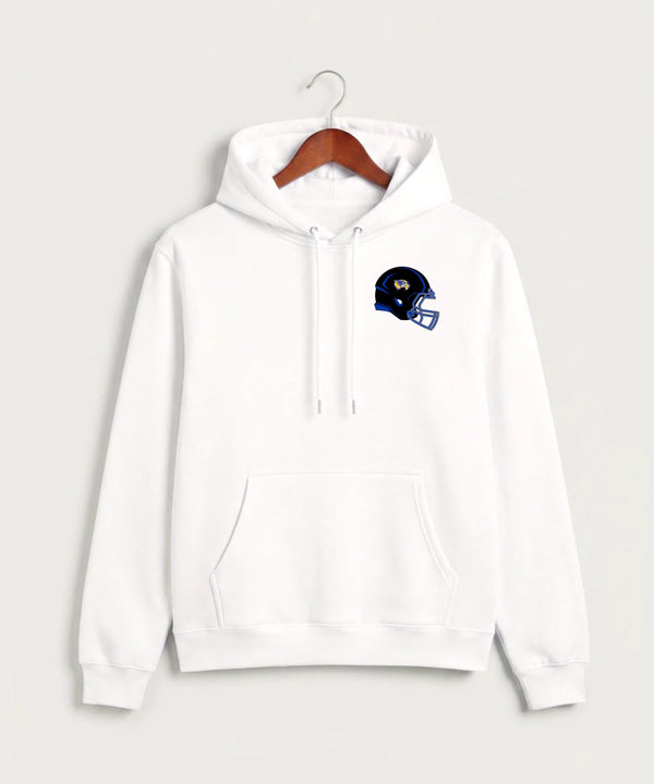 Wadena Deer Creek High School Football (Boys) - White Hoodie Value - Left Chest