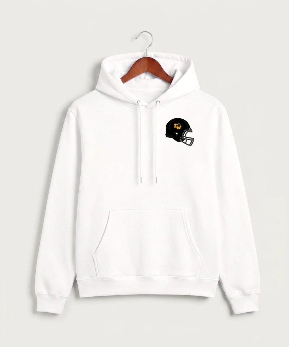Le-Win Football - White Hoodie Value - Left Chest
