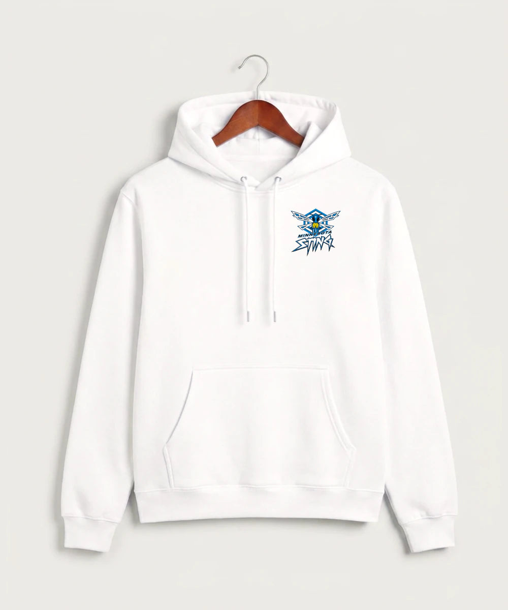 Minnesota Sting Athletics - White Hoodie Value - Left Chest
