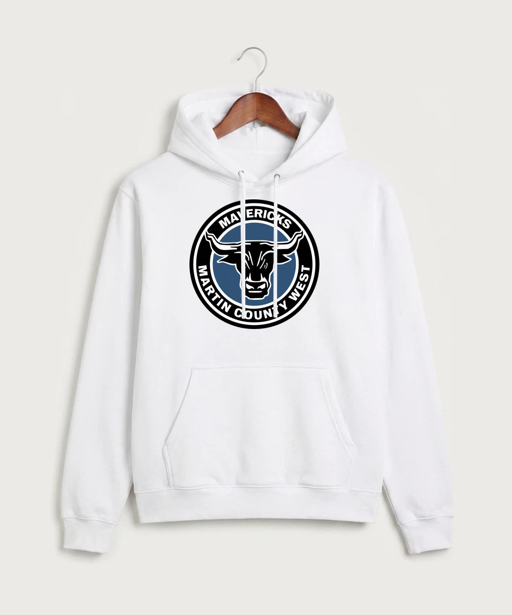 Martin County West High School Football (Boys) - White Hoodie Value