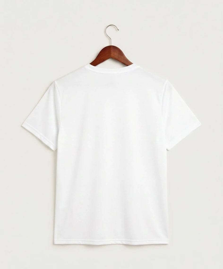 Merrill Dance and Cheer - White Nike Swoosh Sleeve rLegend Tee NKDX8730 (back)
