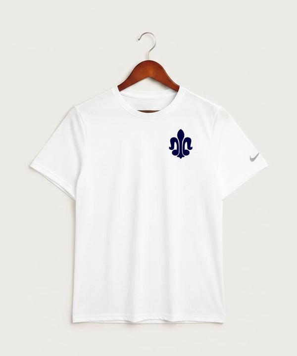 Saint Peter High School Athletics - White Nike Swoosh Sleeve rLegend Tee NKDX8730