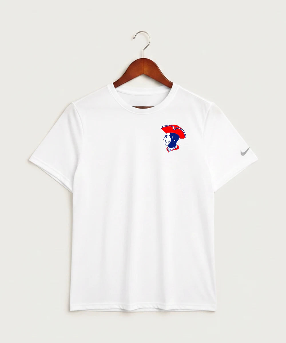 Hills-Beaver Creek High School Volleyball (Girls) - White Nike Swoosh Sleeve rLegend Tee NKDX8730