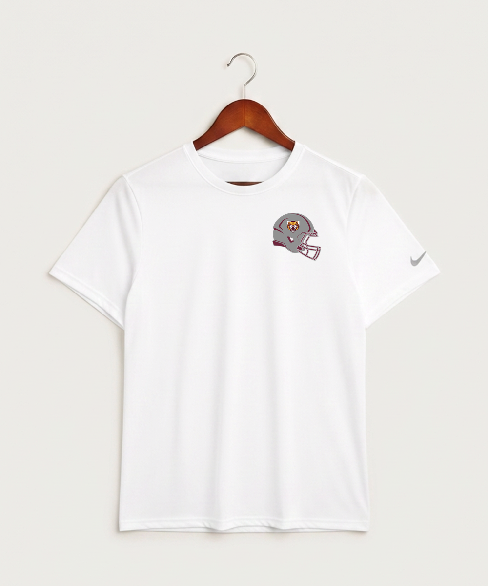 Stewartville High School Football (Boys) - White Nike Swoosh Sleeve rLegend Tee NKDX8730