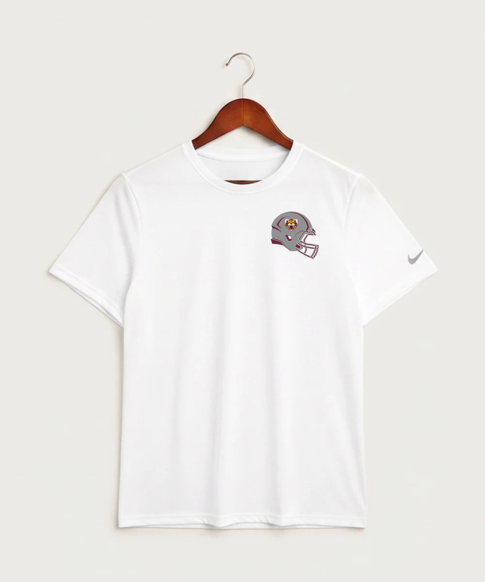 Stewartville High School Football (Boys) - White Nike Swoosh Sleeve rLegend Tee NKDX8730