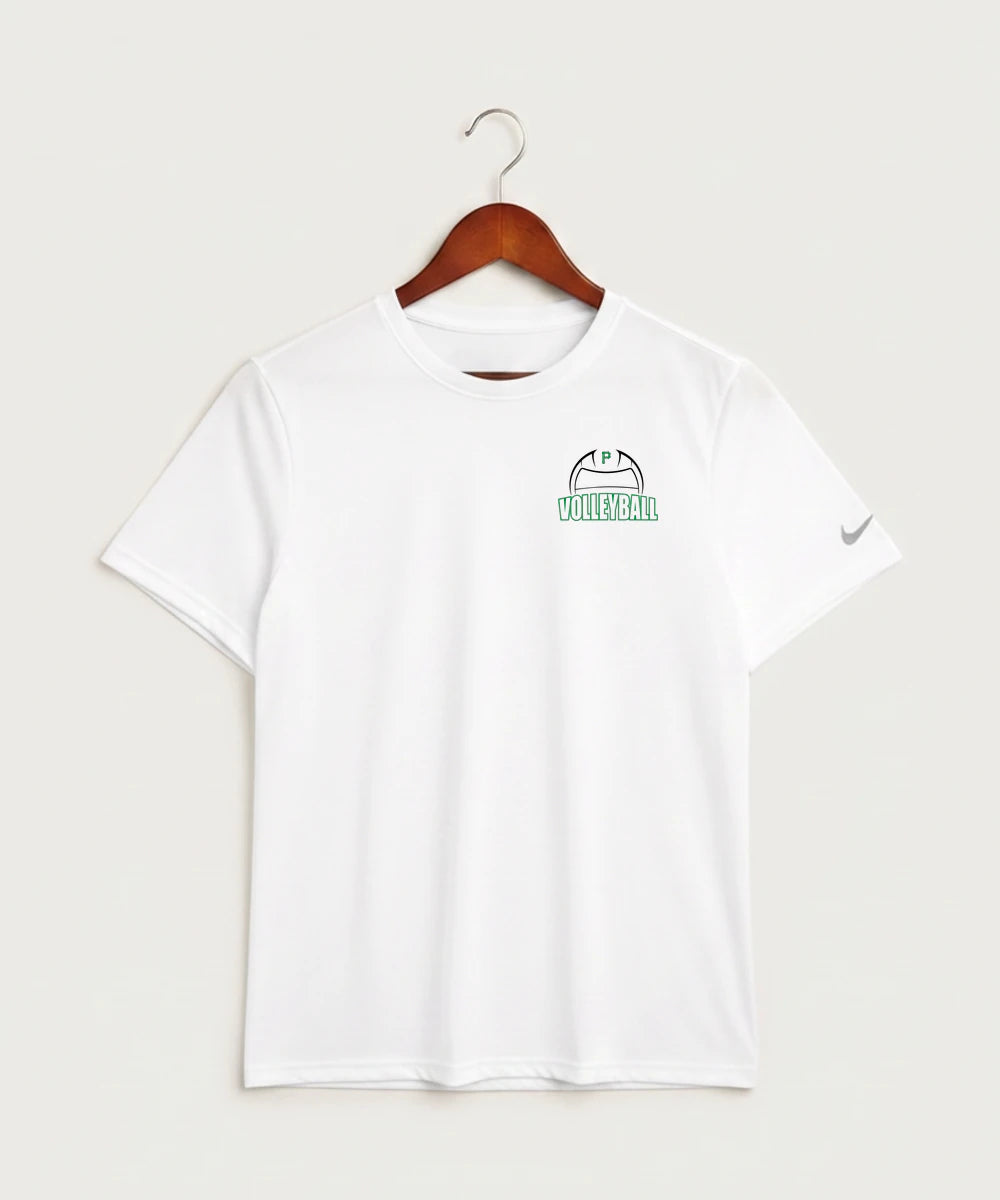 Pipestone Area High School Volleyball (Girls) - White Nike Swoosh Sleeve rLegend Tee NKDX8730