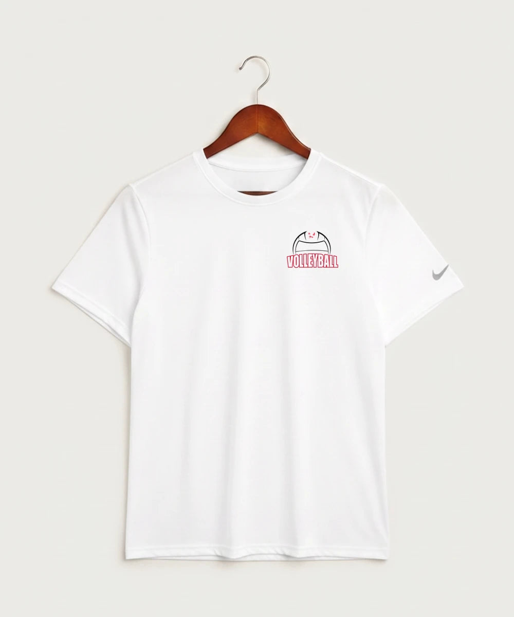 Wabasha Kellogg High School Volleyball (Girls) - White Nike Swoosh Sleeve rLegend Tee NKDX8730