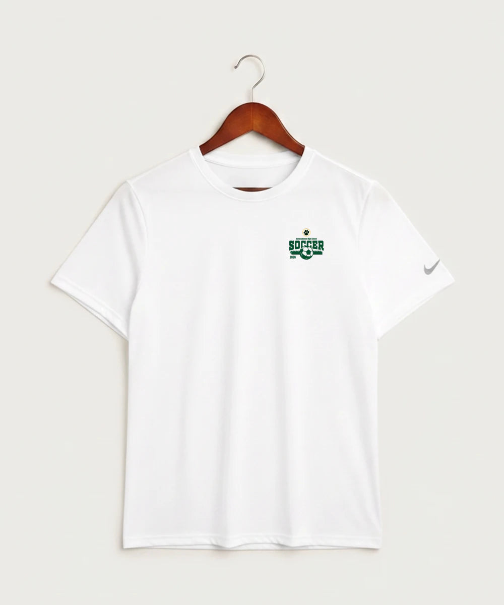 Ashwaubenon High School Soccer (Boys) - White Nike Swoosh Sleeve rLegend Tee NKDX8730